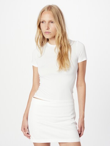 Monki - Camisa em branco: frente