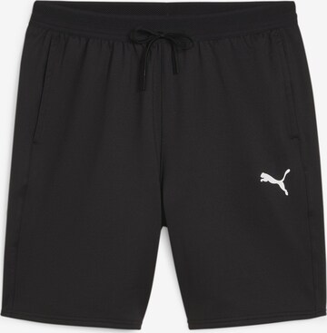 PUMA Regular Workout Pants in Black: front