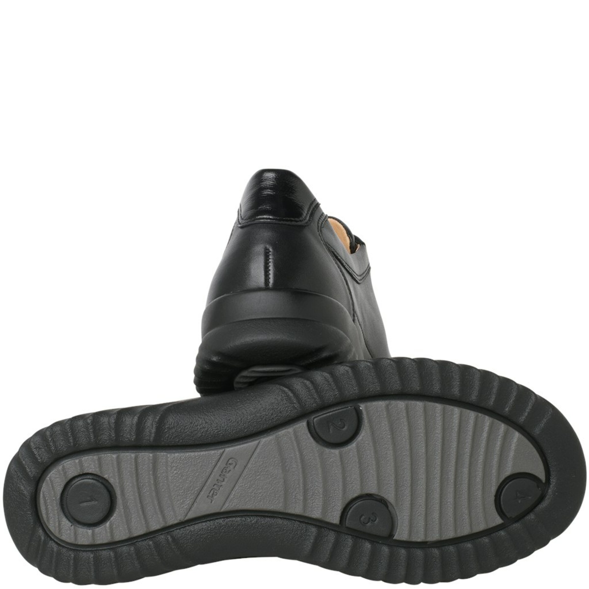 Ganter Veterschoen in Zwart