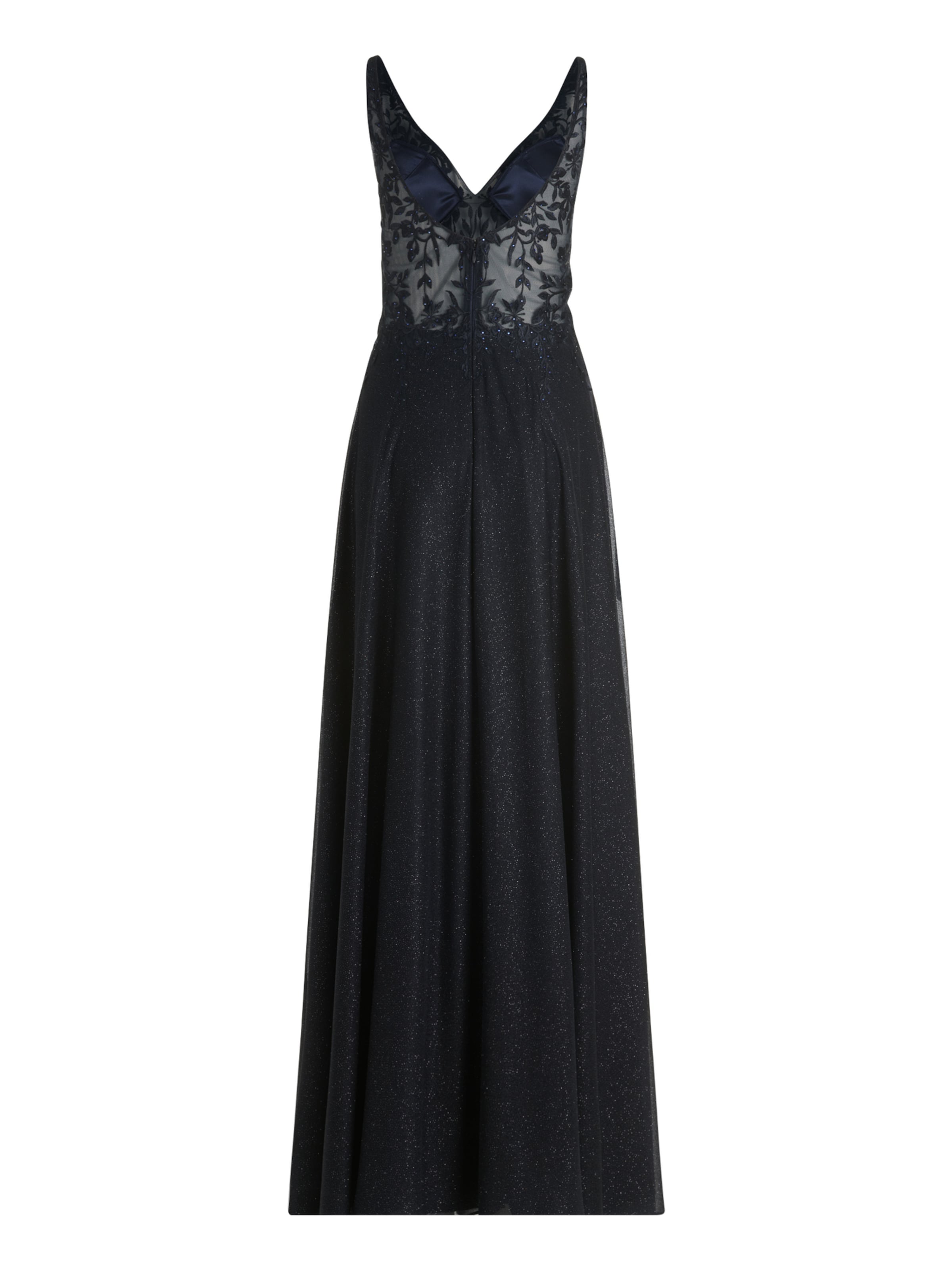 Vera Mont Abendkleid im Glitzer-Look in Blau