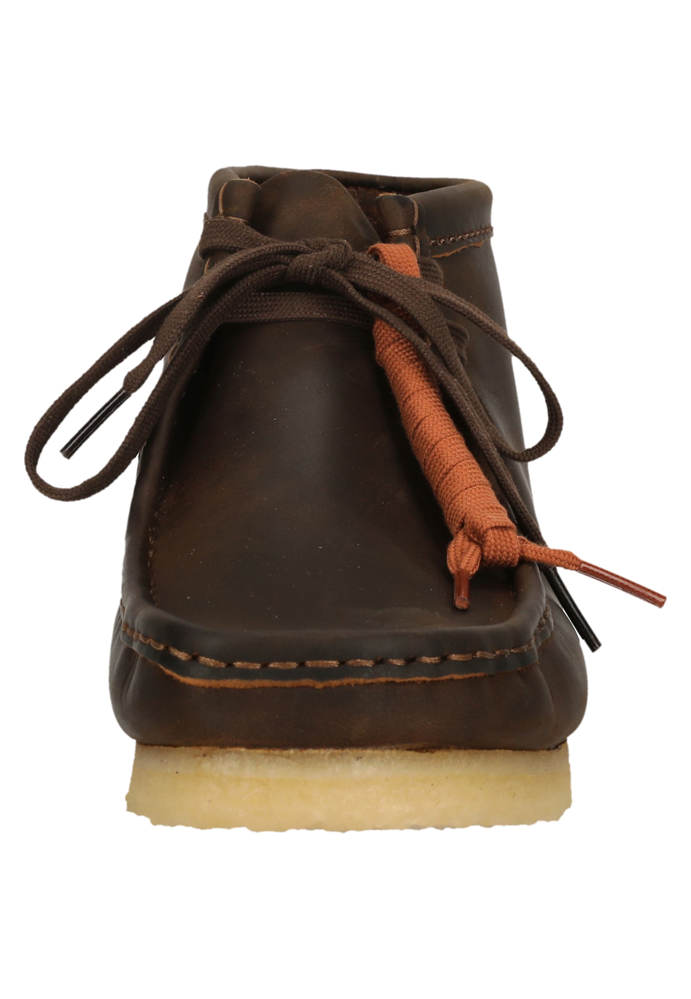 CLARKS Veterschoen 'Wallabee Boot' in Bruin
