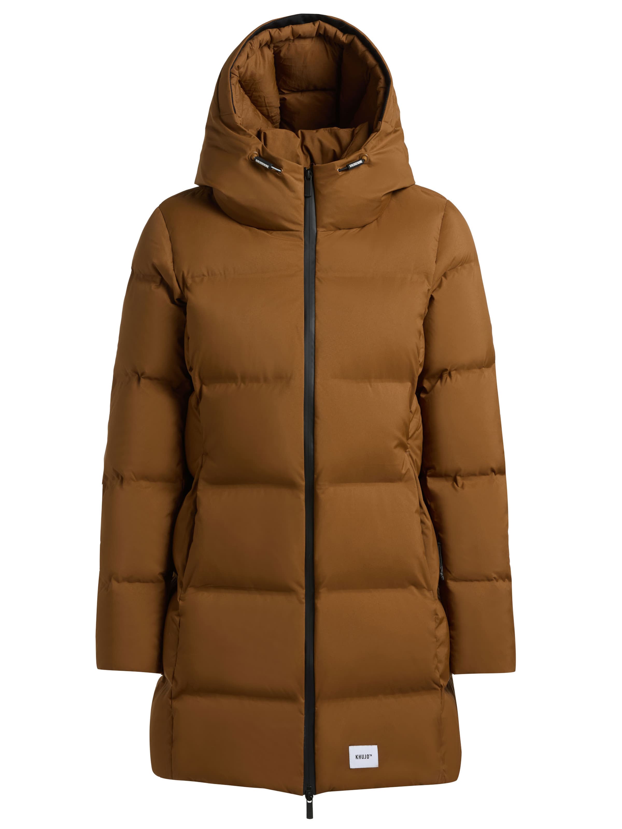 khujo Winterjacke 'Tanares' in Braun: Vorderseite