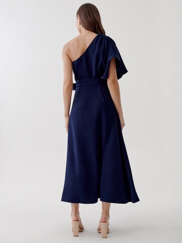 Robe Willa en bleu : derrière