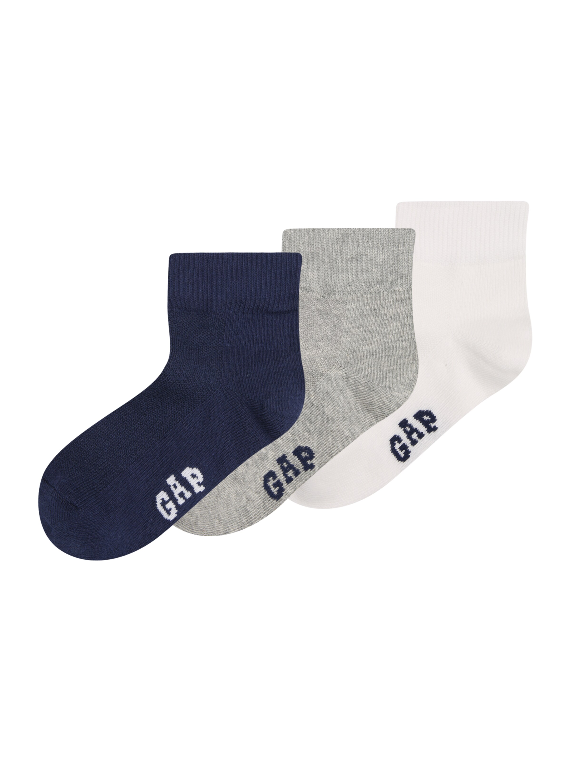 zils GAP Zeķes: no priekšpuses