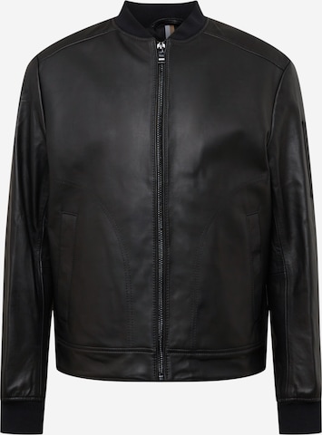 BOSS Black Between-Season Jacket 'Malba' in Black: front