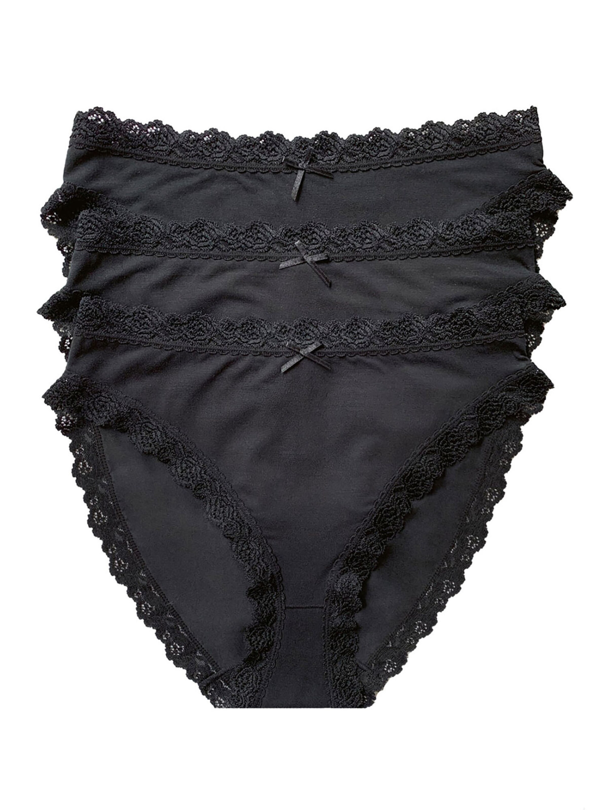 Nina von C. Boyshorts 'Multiple Packs' in Black: front