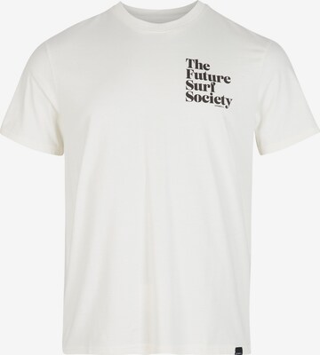 Tricou 'Future Surf ' de la O'NEILL pe alb: față