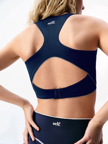 Bustino Reggiseno sportivo di self. in blu
