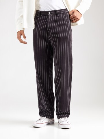 Loosefit Pantalon Carhartt WIP en noir : devant