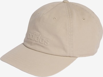 ADIDAS PERFORMANCE Sports cap in Beige: front
