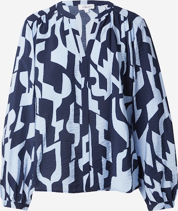 s.Oliver Bluse in Blau: Vorderseite