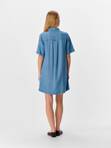 OBJECT Shirt Dress 'OBJFRAME' in Blue