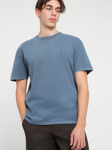 Volcom Tričko 'SOLID STONE' - Modrá