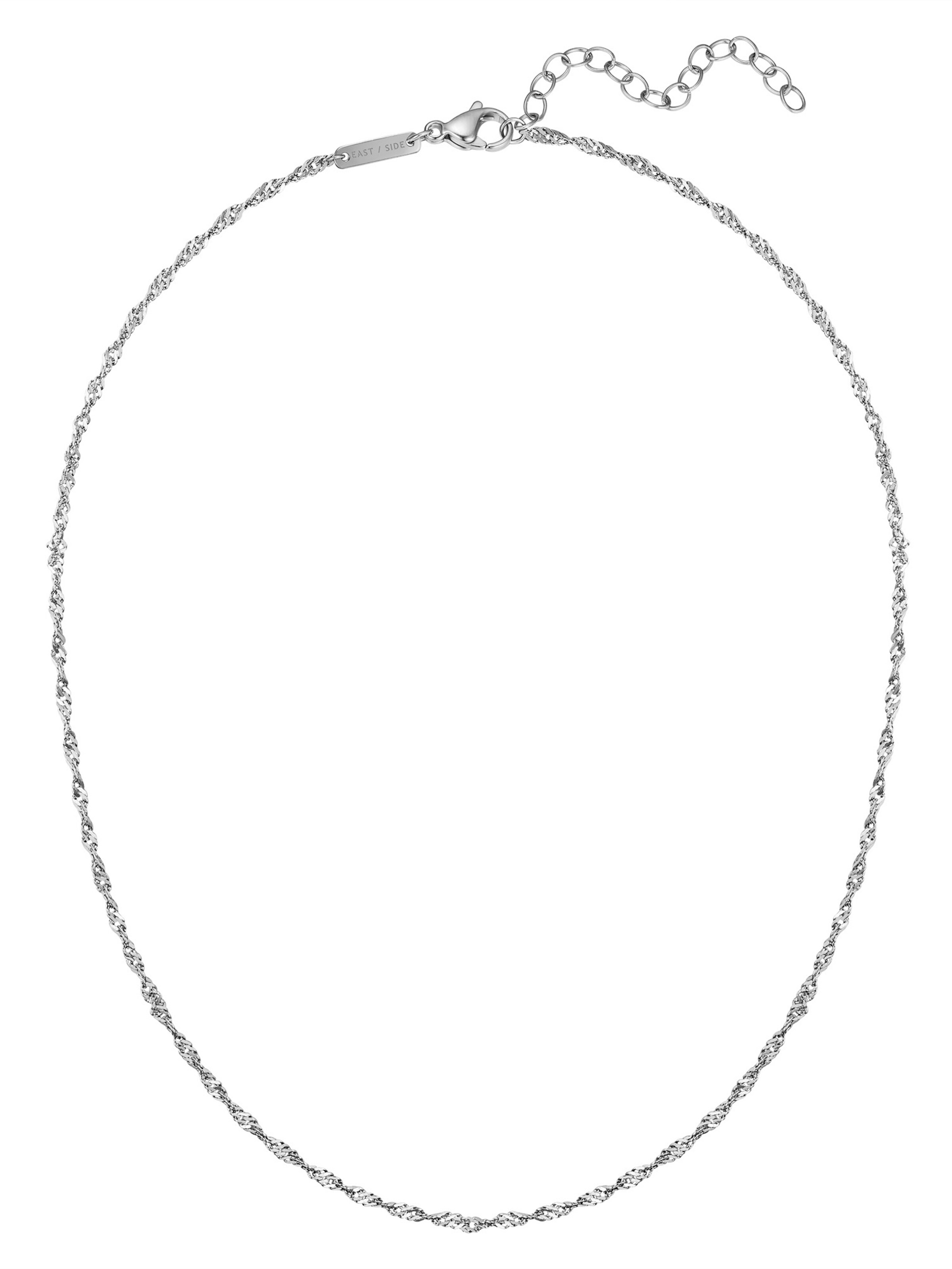 Eastside Necklace in Silver: front