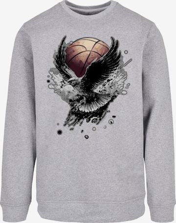 Sweat-shirt F4NT4STIC en gris : devant