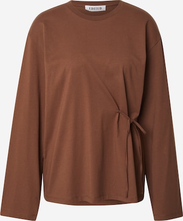 EDITED - Camiseta 'Gasira' en marrón: frente
