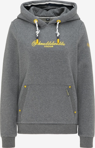 Schmuddelwedda Sweatshirt 'Usedom' in Grey: front