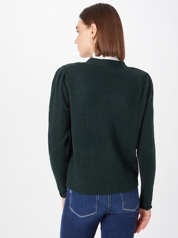 VILA Knit Cardigan 'Eshy' in Green