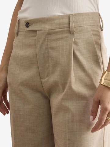 Il Lanificio Wide leg Broek in Beige