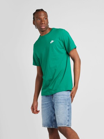 Nike Sportswear Regular fit Shirt 'CLUB' in Green