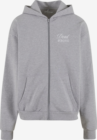 Veste de survêtement MT Upscale en gris : devant