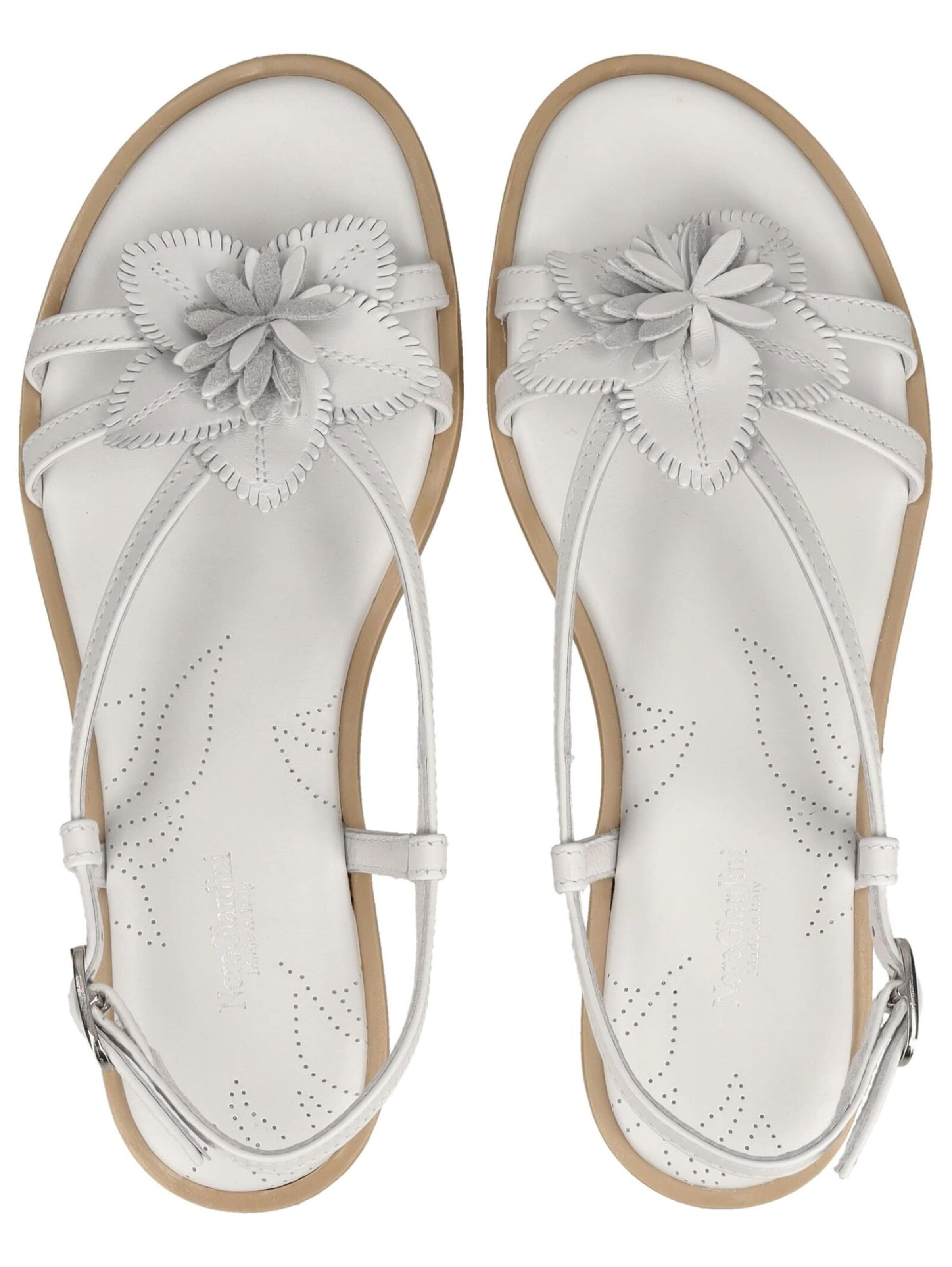 Sandales à lanières Nero Giardini en blanc