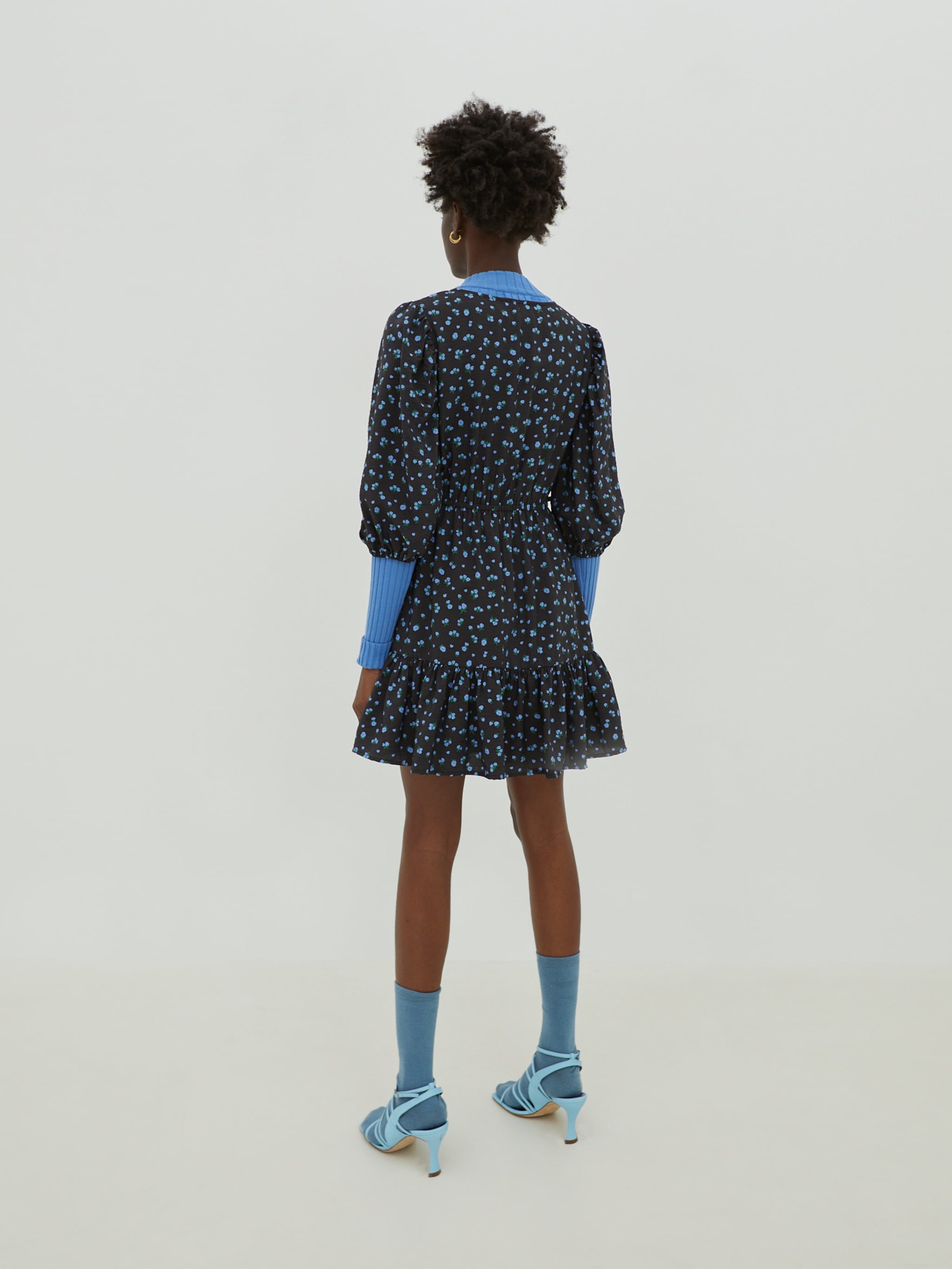 EDITED Producten Jurk 'Gemma' Blauw