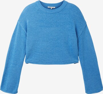 Pull-over TOM TAILOR DENIM en bleu : devant