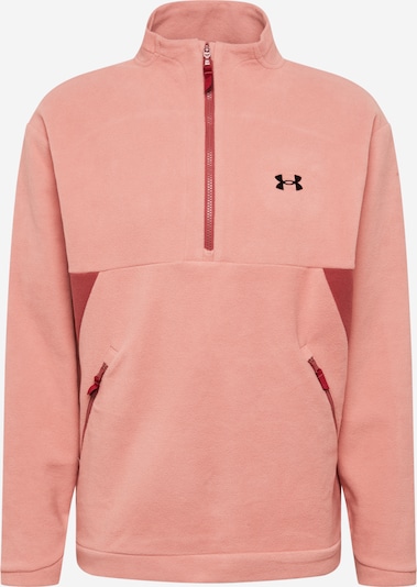 Giacca di pile funzionale UNDER ARMOUR di colore rosa antico / rosso vino / nero, Visualizzazione prodotti