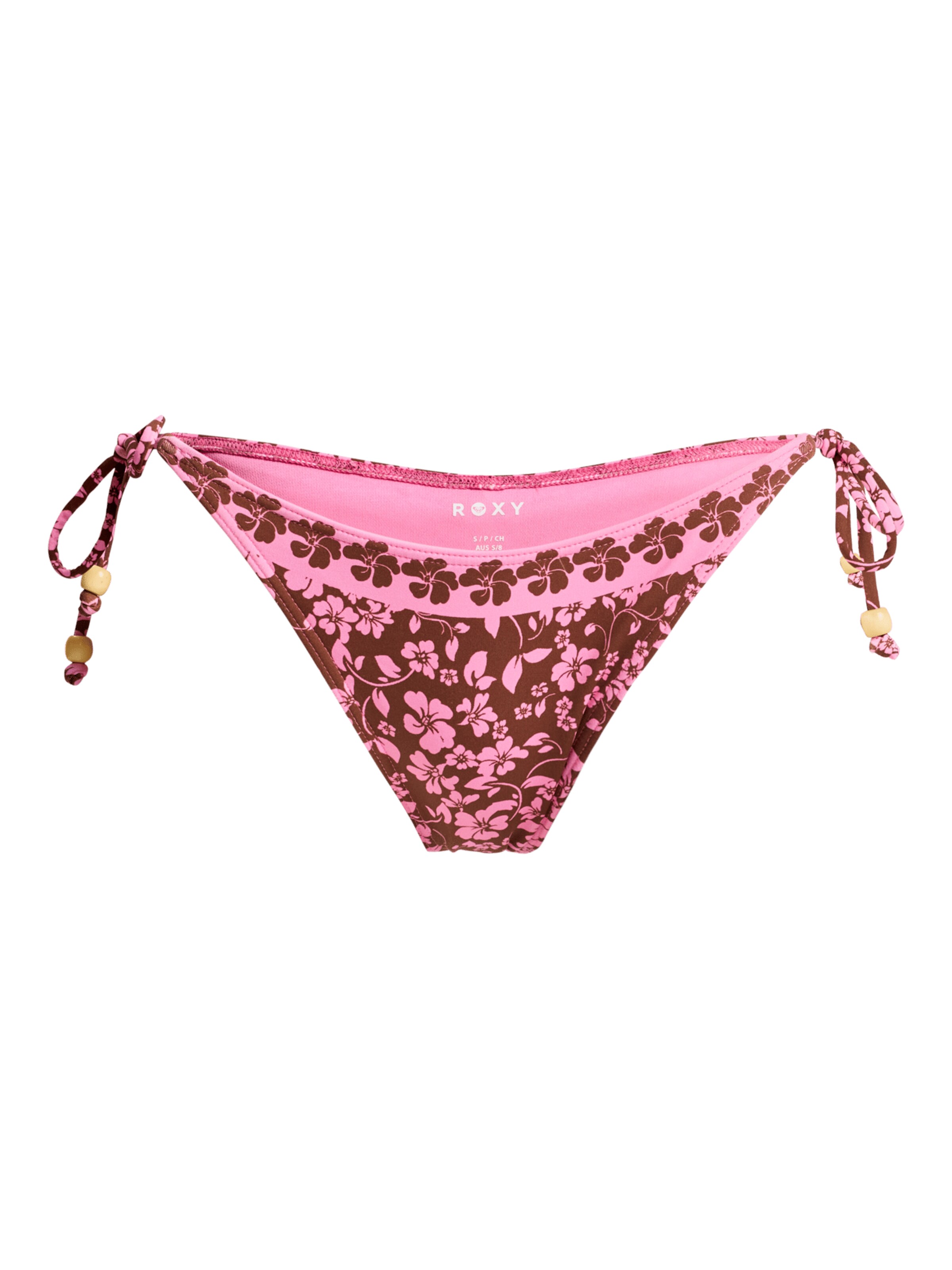 ROXY Bikinihose 'Kerlina Hi Cheeky' in L in braun / hellpink, Produktansicht
