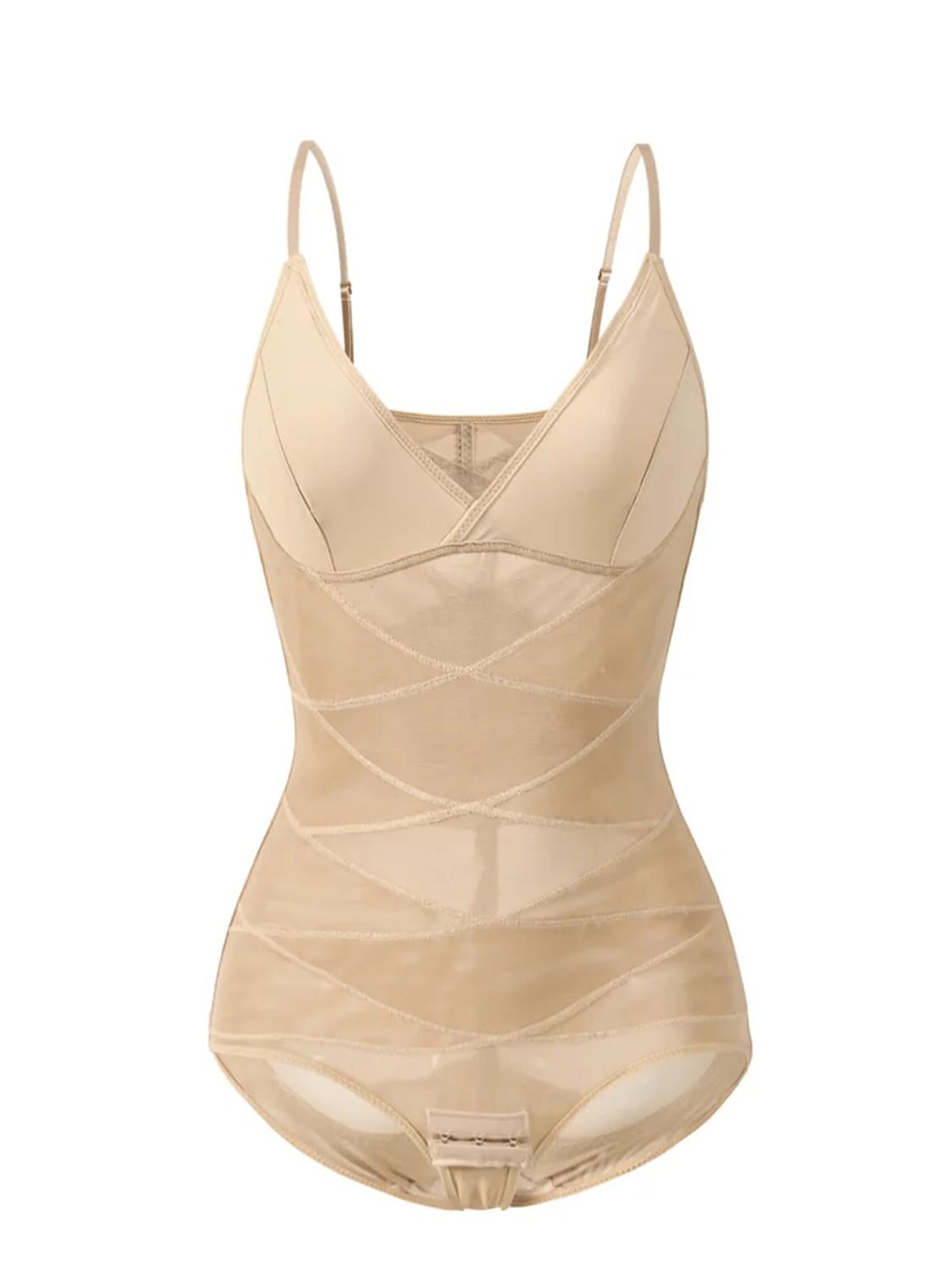 Shapetape Shapingbody 'Corrigerende bodysuit met verstelbare bandjes' in Beige
