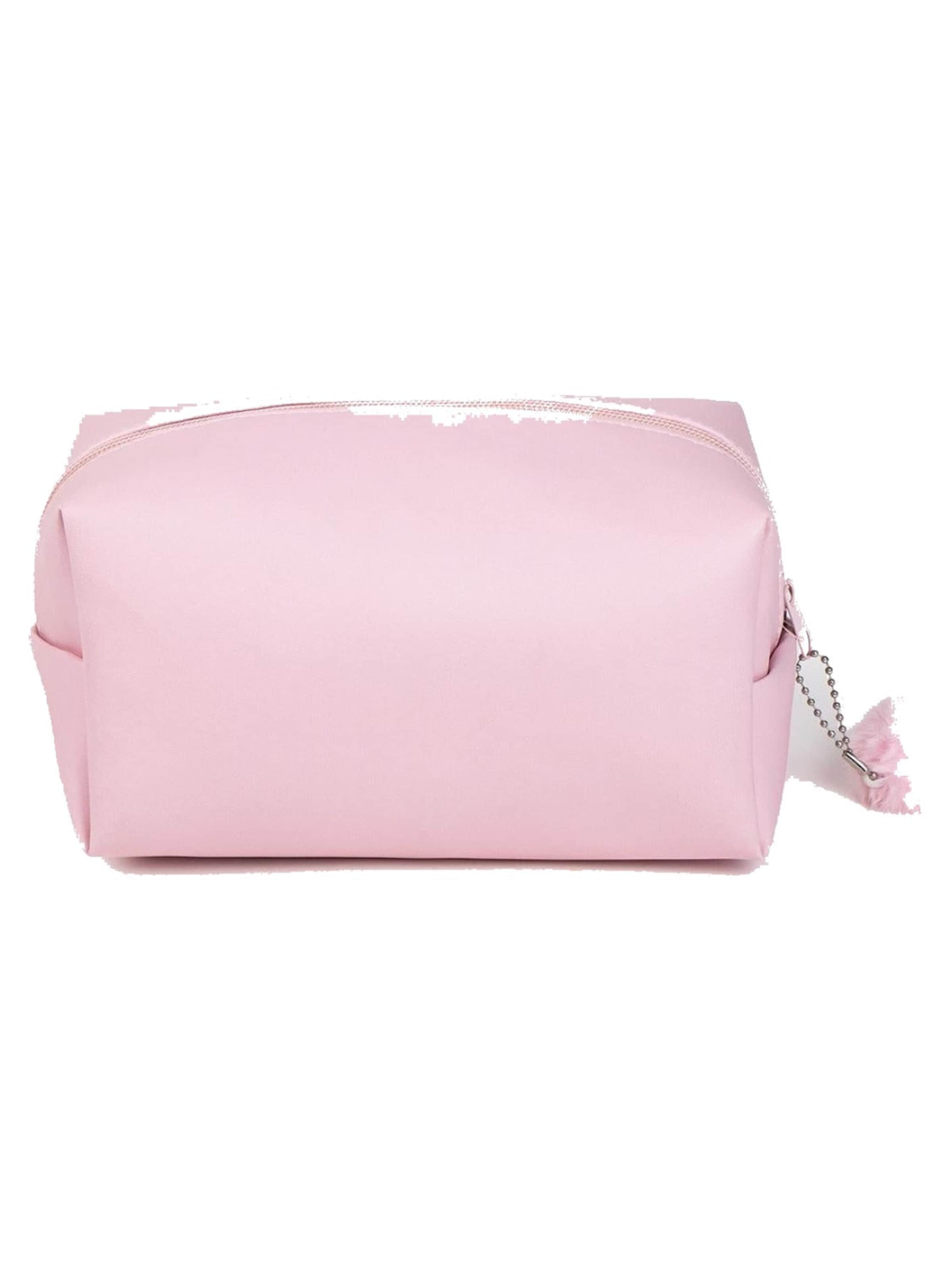 BARBIE Toiletry bag 'Barbie Toilettas Meisjes Toilettas Dames Pluche Bal' in Pink