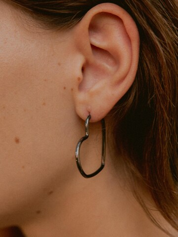 modabilé Earrings 'HEART' in Black