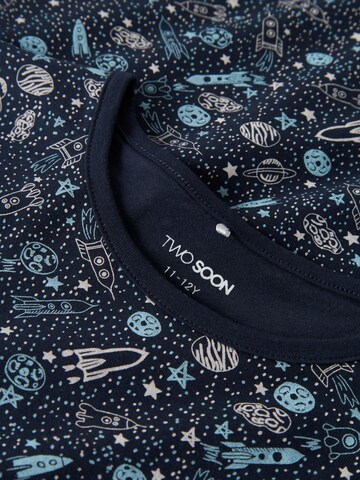 TWO SOON Pajamas in Blue