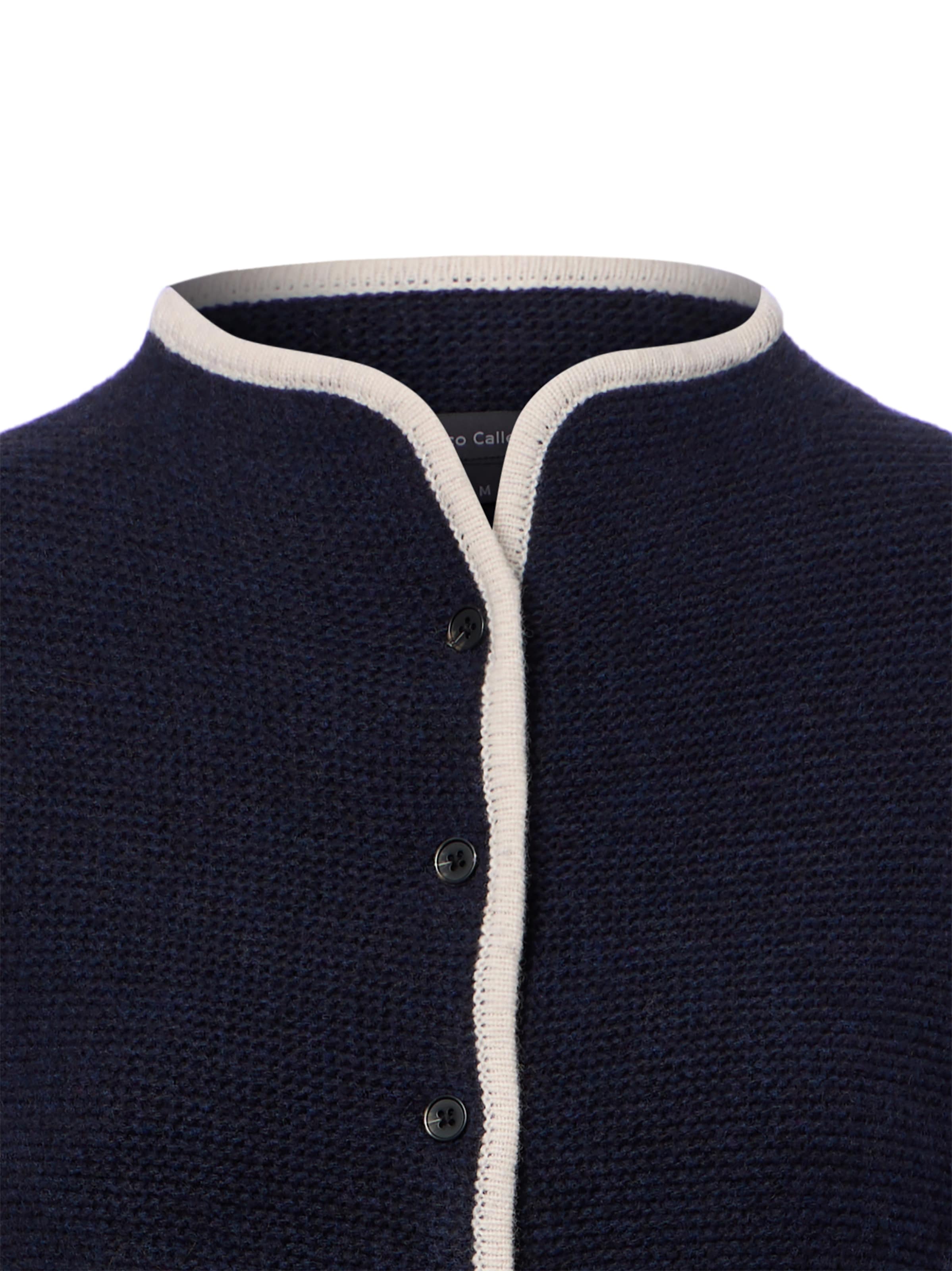 Cardigan Franco Callegari en bleu
