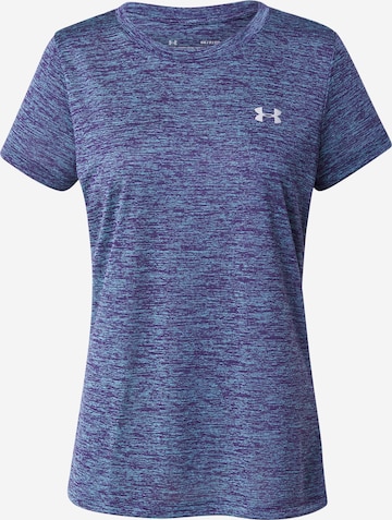 UNDER ARMOUR Functioneel shirt in Blauw: voorkant