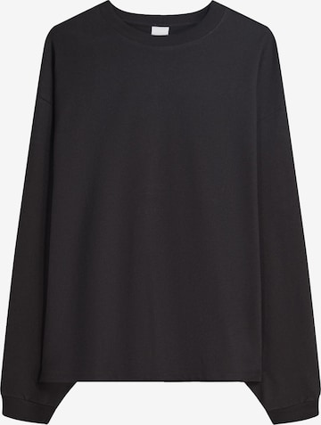 T-Shirt Bershka en noir : devant