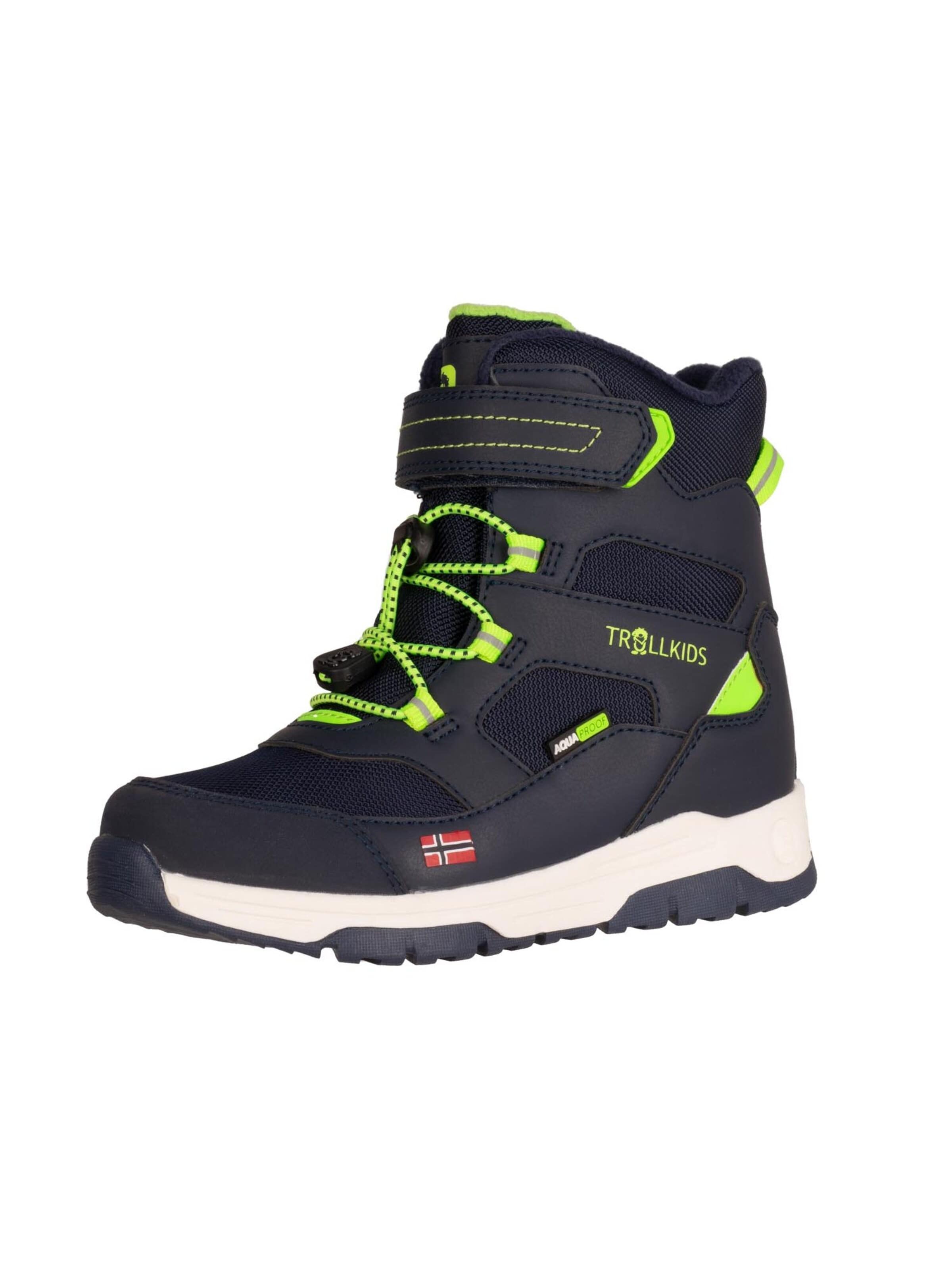 TROLLKIDS Snow Boots in Blue: front