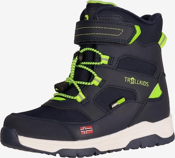 TROLLKIDS Snow Boots in Blue: front