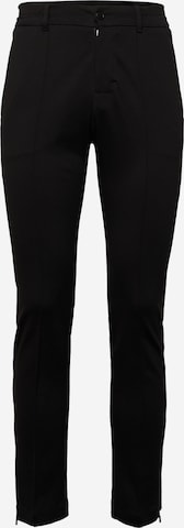 DRYKORN Regular Pleat-front trousers 'CRISH' in Black: front