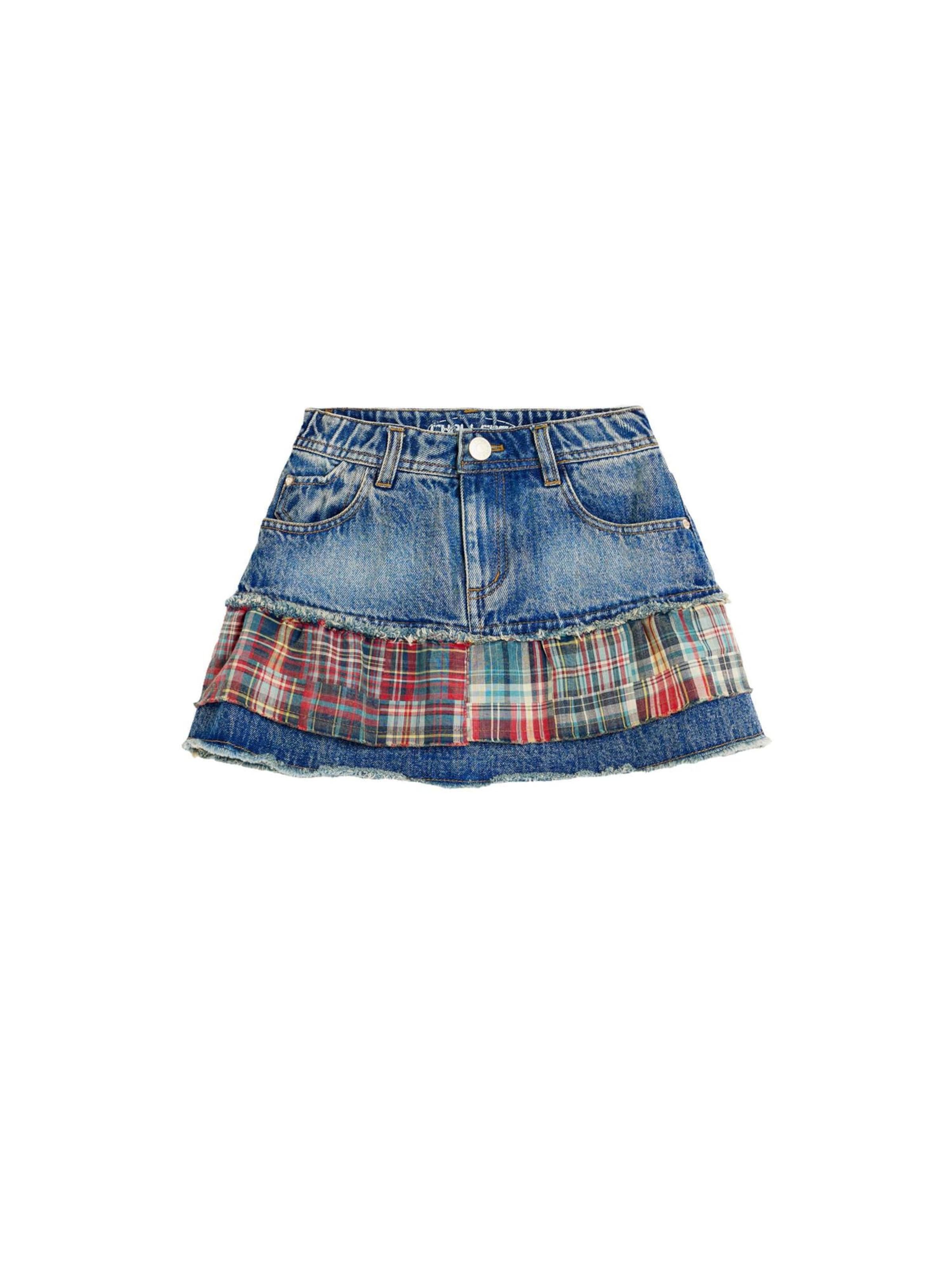 Desigual - Saia em azul: frente