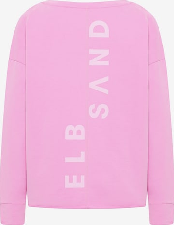 Elbsand Sweatshirt 'Riane' in Pink