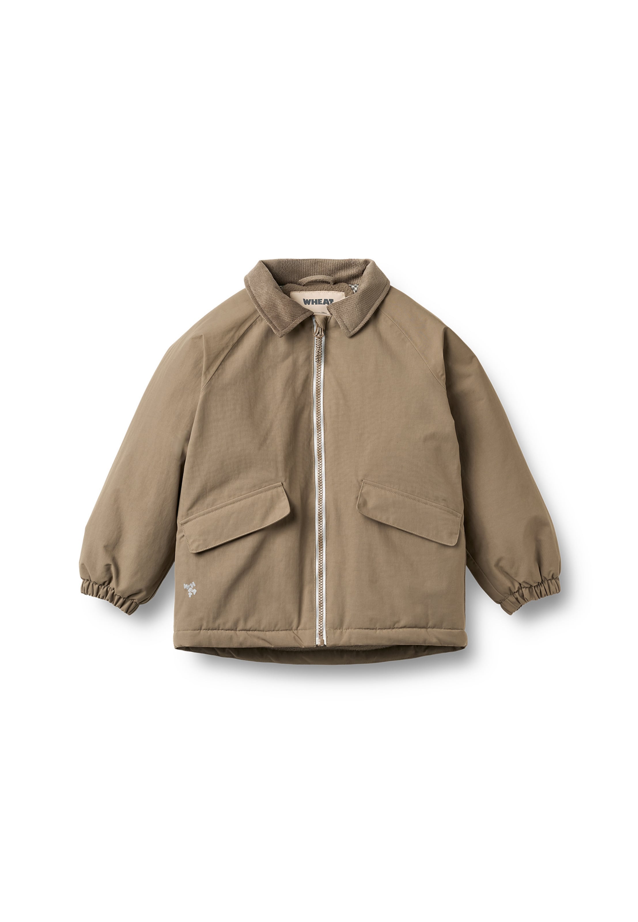 WHEAT Between-season jacket in Brown: front