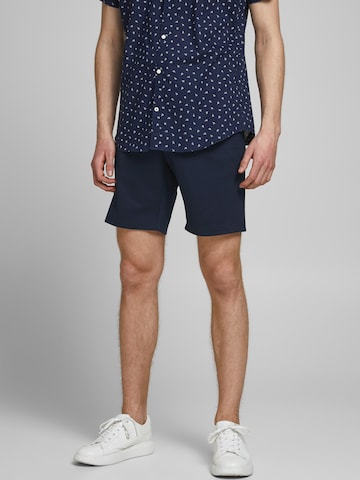 JACK & JONES Regular Chinohousut värissä sininen: etupuoli