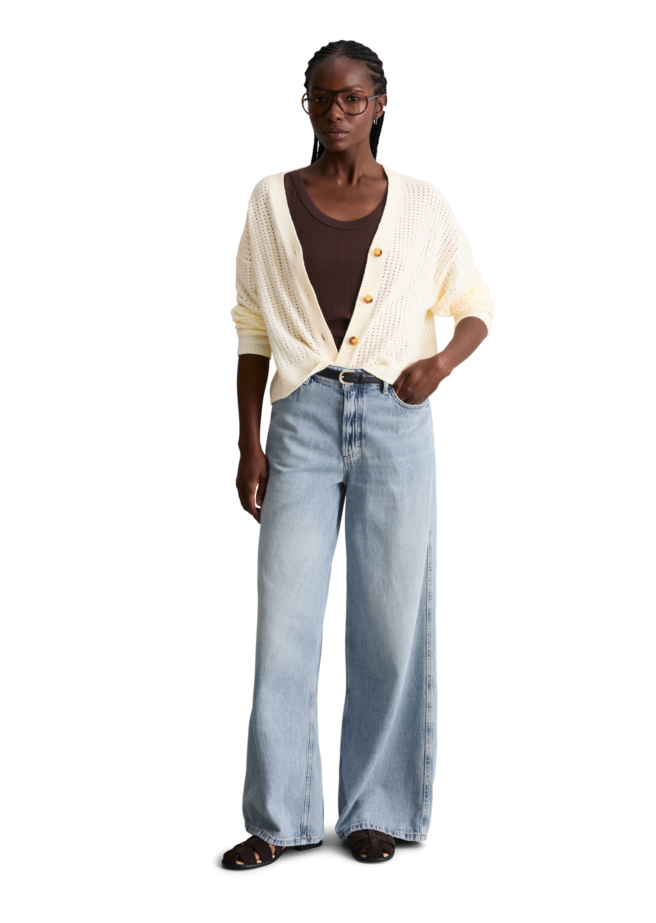 Marc O'Polo DENIM Cardigan i beige