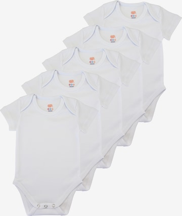 M.M.C. Romper/Bodysuit 'Body Kurzarm' in White: front