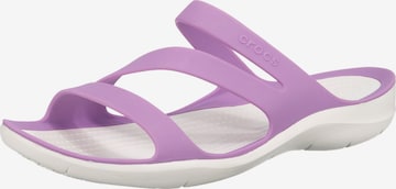 Crocs Pantolette 'Swiftwater' in Lila: front