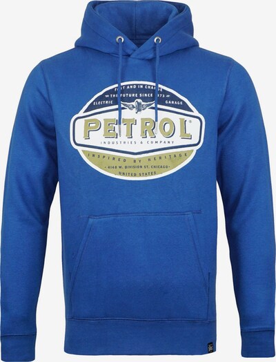 Petrol Industries Sweat-shirt en beige / bleu / blanc, Vue avec produit