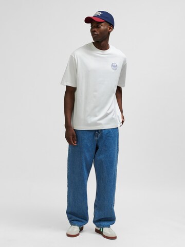 Hummel Shirt 'Swarm' in Wit: voorkant