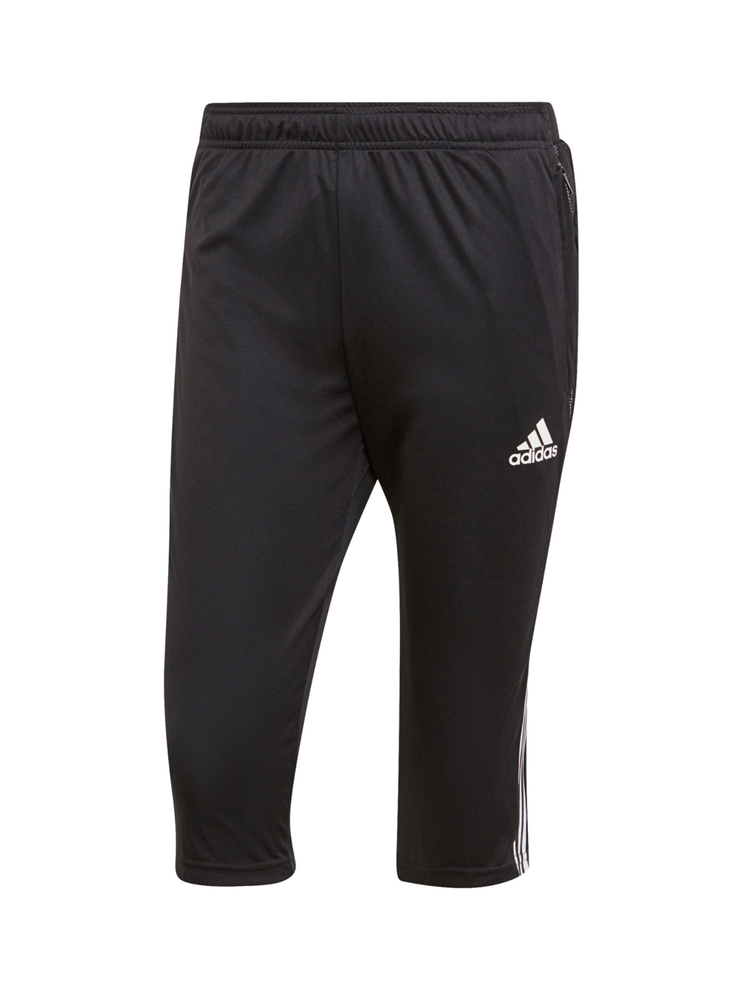 Slimfit Pantaloni sport 'Tiro 21' de la ADIDAS SPORTSWEAR pe negru: față